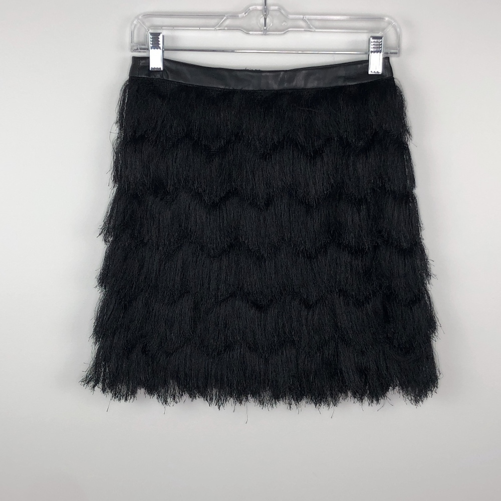 Sam Edelman Black Fiona Fringe Miniskirt 2
